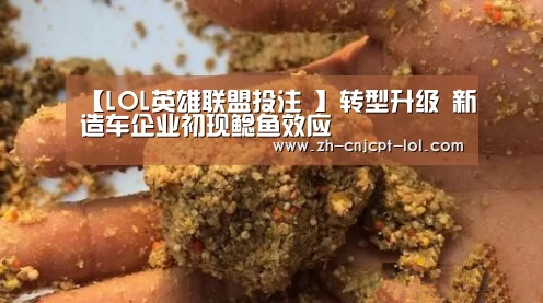 【LOL英雄联盟投注 】转型升级 新造车企业初现鲶鱼效应(图1) LOL英雄联盟投注