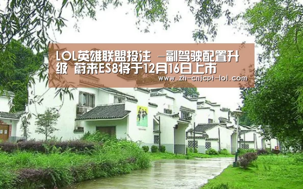 LOL英雄联盟投注 -副驾驶配置升级 蔚来ES8将于12月16日上市(图3) LOL英雄联盟投注